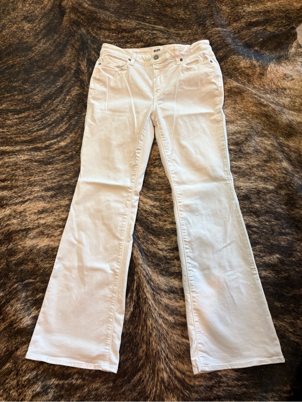 Paige Women's White Flare Jeans